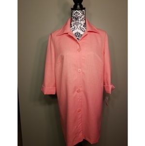 NWOT Women's Button Front Tunic by Mirage Mode